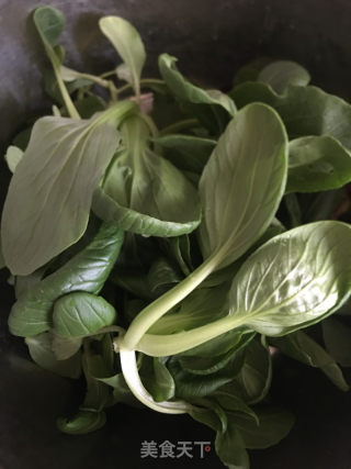 肉末豆腐青菜汤的做法步骤：1