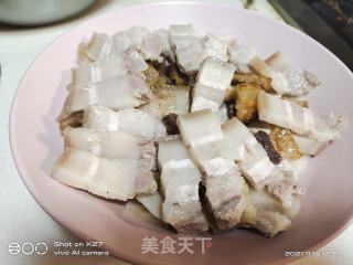 快速版梅干菜蒸扣肉的做法步骤：4