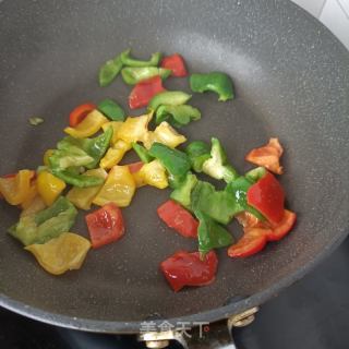 彩椒炒护心肉的做法步骤：7