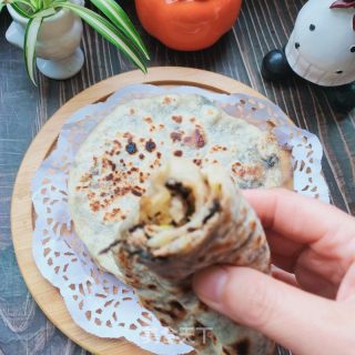 烫面梅干菜肉饼的做法步骤：16