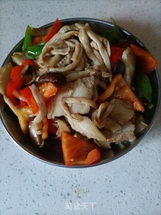 香菇白玉菇炒肉片的做法步骤：15
