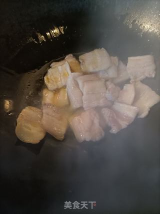 香菇白玉菇炒肉片的做法步骤：7