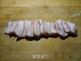 香菇白玉菇炒肉片的做法步骤：3