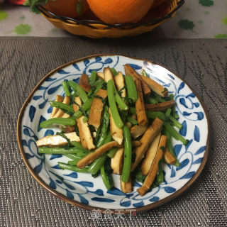 香干炒茼蒿的做法步骤：6