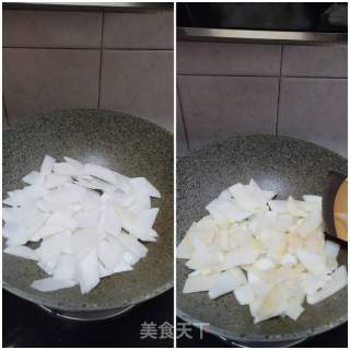 肉片油豆腐烧白萝卜的做法步骤：7