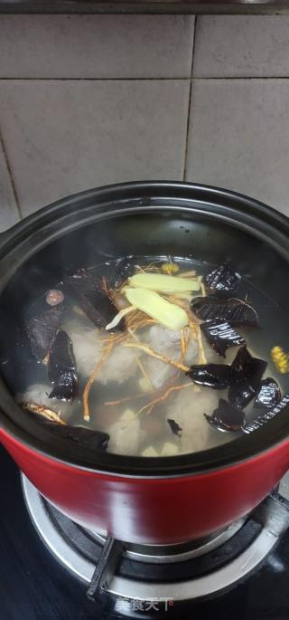 灵芝青橄榄猪骨汤的做法步骤：3