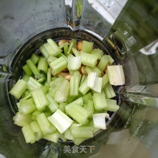 芹菜麦片豆浆的做法步骤：6