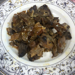 香干炒牛筋的做法步骤：1