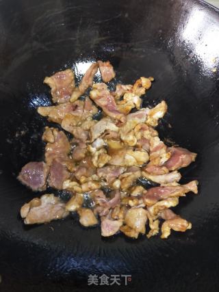 青椒小炒肉的做法步骤：8