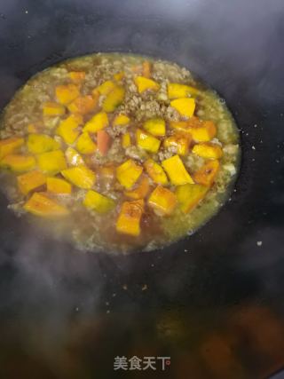 肉末焖南瓜的做法步骤：9