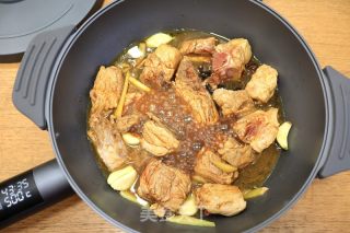 排骨豆角焖面的做法步骤：4