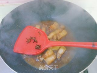 鹌鹑蛋红烧肉的做法步骤：10