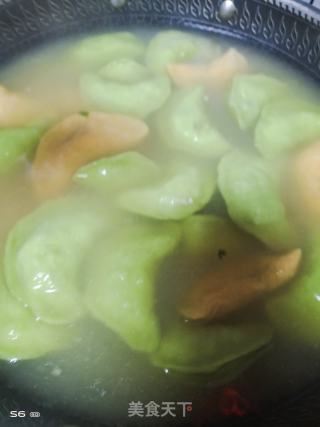 韭菜鸡蛋饺子的做法步骤：19
