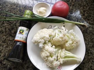 茄汁花菜的做法步骤：1