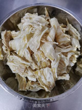 排骨炒腐竹的做法步骤：5