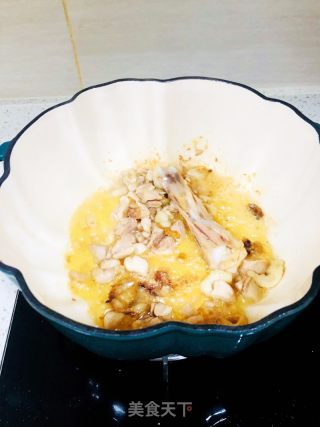 家常鸡肉蔬菜粥的做法步骤：4