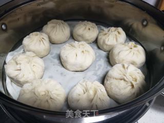 白萝卜猪肉粉条馅包子的做法步骤：14