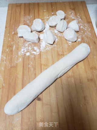 白萝卜猪肉粉条馅包子的做法步骤：10