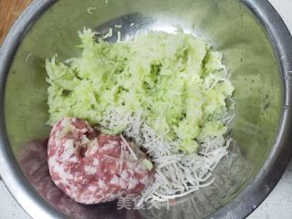白萝卜猪肉粉条馅包子的做法步骤：6
