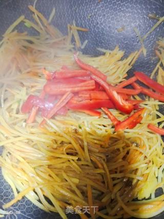 醋溜土豆丝的做法步骤：7
