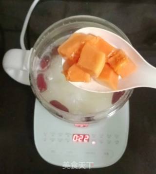 木瓜银耳甜汤的做法步骤：10