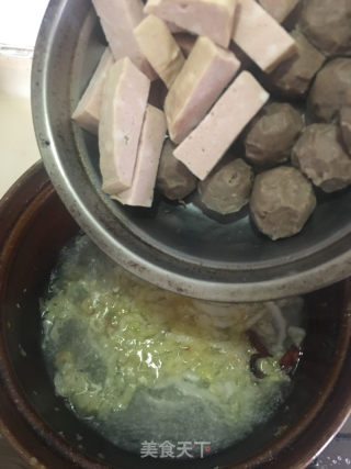 牛肉丸肉条汤的做法步骤：9