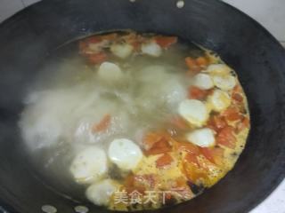西红柿虾丸手擀面的做法步骤：10