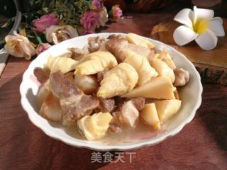 咸肉烧冬笋的做法步骤：8