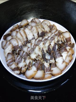 清蒸腊肉的做法步骤：4