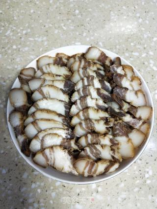 清蒸腊肉的做法步骤：3