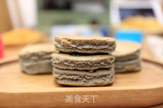 黑芝麻肉松小贝的做法步骤：18