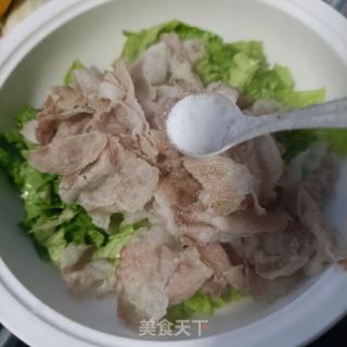 生菜拌猪肉卷的做法步骤：6