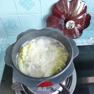 荠菜馄饨面的做法步骤：6