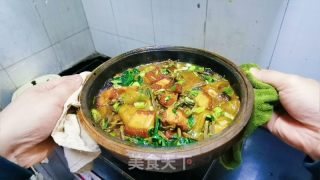 红烧肉炖豆角的做法步骤：14