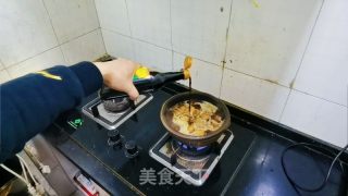 红烧肉炖豆角的做法步骤：8