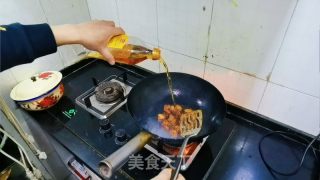 红烧肉炖豆角的做法步骤：4