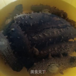生菜拌海参的做法步骤：1