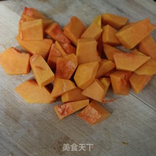 生菜南瓜香米糊的做法步骤：2