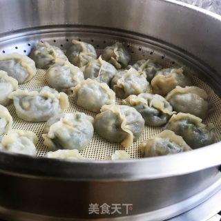 韭菜鸡蛋蒸饺的做法步骤：11