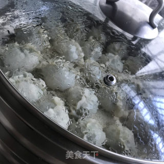 韭菜鸡蛋蒸饺的做法步骤：8