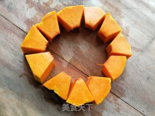 南瓜山药蒸红枣的做法步骤：1