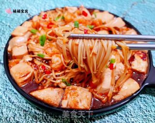 #清肠食谱#虾仁豆腐金针菇的做法步骤：14