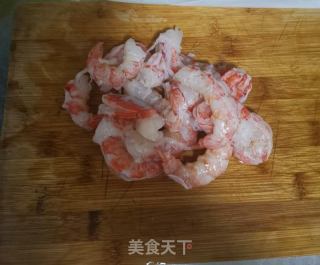 香菇冬笋爆红虾的做法步骤：3