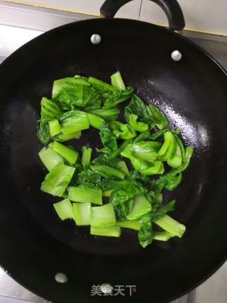 烩芥菜的做法步骤：6