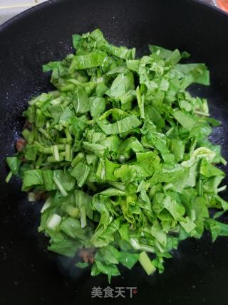 肉末炒菜心的做法步骤：5
