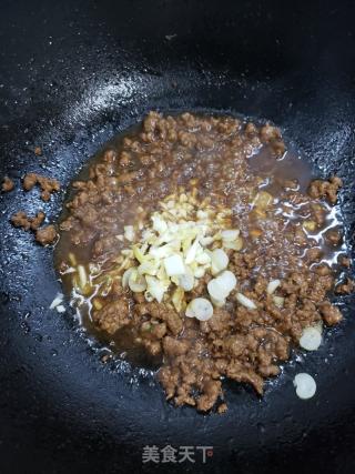 肉末炒菜心的做法步骤：4