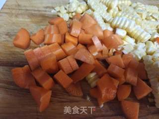 胡萝卜玉米糊的做法步骤：1