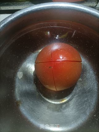 番茄莲藕肉丸汤的做法步骤：6