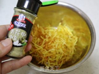 椒麻土豆丝❗️零食小吃的做法步骤：5