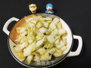 醋溜白菜的做法步骤：11